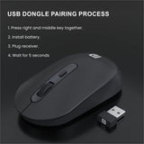 Personalized Portronics Black Toad 13 Wireless Mouse