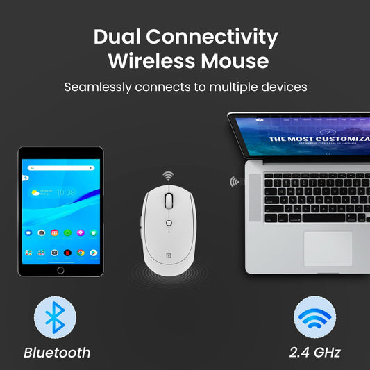 Portronics Toad III Wireless Mouse with Dual Connectivity