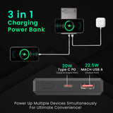 Personalized Luxcell MagClick 10000 mAh 15W Magnetic Wireless Fast Charging