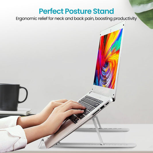 Portronics K Lite Foldable Laptop Stand with Adjustable Heights