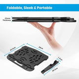 Portronics Buddy Hexa 22 Laptop Stand with 360° Rotation Base