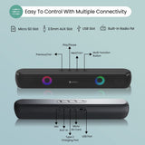 Portronics Decibel Soundbar with LED Lights