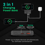 Luxcell Mini 10000mAh Magnetic Wireless Fast Charging Smallest Power Bank