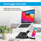 Portronics Buddy Hexa 22 Laptop Stand with 360° Rotation Base