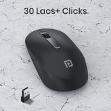Personalized Portronics Black Toad 13 Wireless Mouse