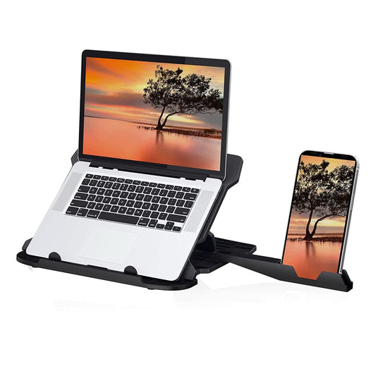 Portronics Buddy Hexa 22 Laptop Stand with 360° Rotation Base