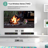 Portronics Decibel Soundbar with LED Lights