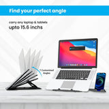 Portronics Buddy Hexa 22 Laptop Stand with 360° Rotation Base