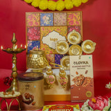 Golden Celebration Premium Diwali Hamper With Diwali Decoration