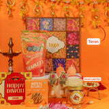 Mangal Shubhaarambh Diwali Hamper With Toran & Shubh Labh Pair Door Hanging