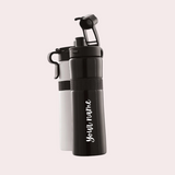 Personalised Hiker Black Sipper Bottle 850 ML