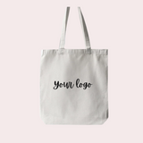 Personalised White Canvas Tote Bag