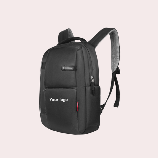 Customised Harissons Premium Black Laptop Backpack 23L