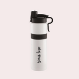 Personalised Hiker Black Sipper Bottle 850 ML