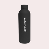 Customised Hot & Cold Stainless Steel Black Bottle Flask – 500ml Vacuum Insulated