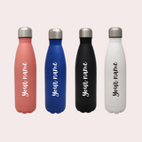 Personalised Vacuum Insulated Cola Bottle Black