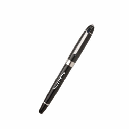 Roller Glide Black Metal Pen