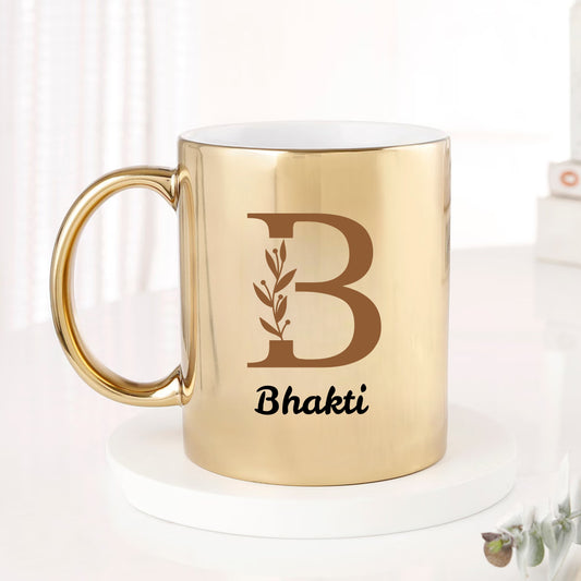 Royal Gold Metallic Personalized Mug