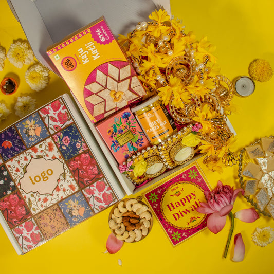 Shubh Hamper With Toran For Door Hanging