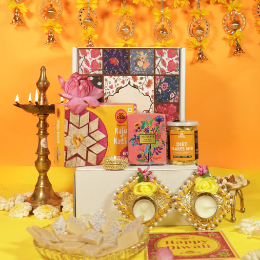 Shubh Hamper With Toran For Door Hanging