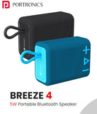 Breeze 4 Portable 5W Bluetooth Speaker with Mic