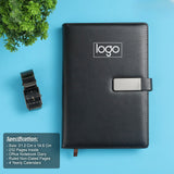 Customized Premium Black Faux Leather Diary