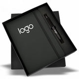 Customized Black Diary & Pen Combo Set