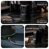 Personalized Black Multi-functional 06-IN-01 Hybrid Desk Boss Speaker