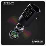 Personalized Black Multi-functional 06-IN-01 Hybrid Desk Boss Speaker