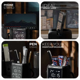 Personalized Black Multi-functional 06-IN-01 Hybrid Desk Boss Speaker