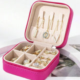 Personalized Dark Pink Jewelry Organizer