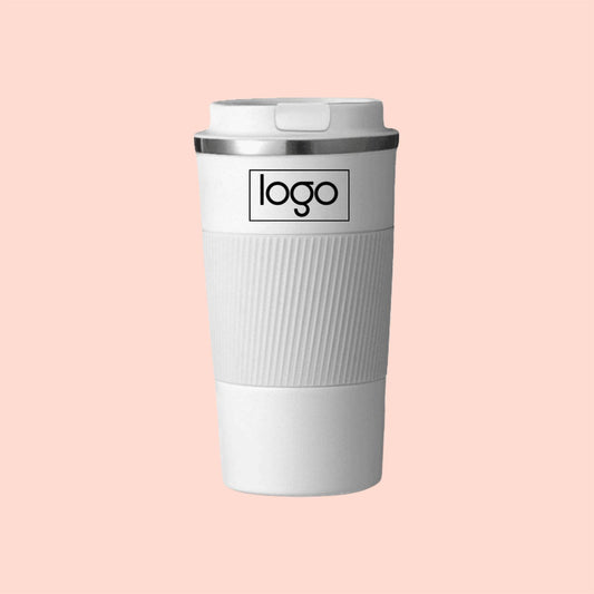 Customized White Thermal Insulated Stainless Steel Travel Coffee Mug