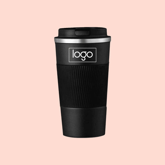 Customized Black Thermal Insulated Stainless Steel Travel Coffee Mug