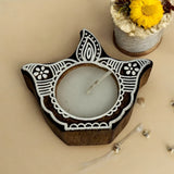 Festive Diwali Eco-friendly Diya Candle Holder With Tea Light Candle - Set Of 2