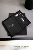 Customized Black Office Essentials Kit