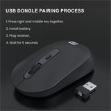 Personalized Portronics Black Toad 13 Wireless Mouse