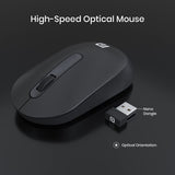 Personalized Portronics Black Toad 13 Wireless Mouse