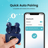 Harmonics Twins S9 True Wireless in Ear Earbuds with Up-to 30H Playtime