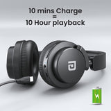 Personalized Muffs M2 Wireless Headphones On Ear with Upto 40 Hrs Playtime