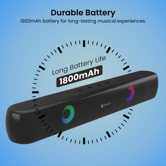 Portronics Decibel Soundbar with LED Lights