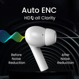 Balanced Bass Harmonics Twins S6 TWS Earbuds with 50Hrs Playtime