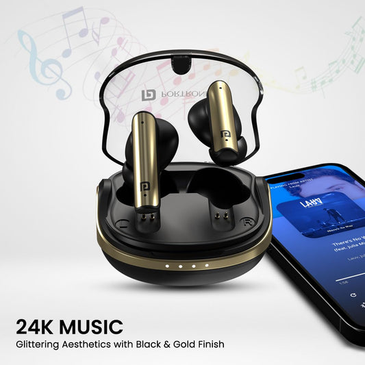 Harmonics Twins S7 True Wireless in Ear Earbuds with 35Hrs Playtime