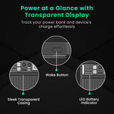 Luxcell Mini 10000mAh Magnetic Wireless Fast Charging Smallest Power Bank