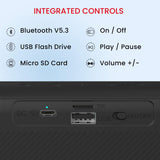 Plugs 2 8W Portable Bluetooth Speaker with Inbuilt Mic