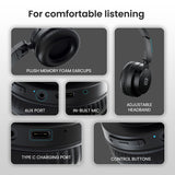 Personalized Muffs M2 Wireless Headphones On Ear with Upto 40 Hrs Playtime