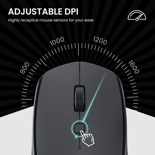 Personalized Portronics Toad 23 Wireless Optical Mouse