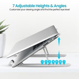 Portronics K Lite Foldable Laptop Stand with Adjustable Heights