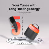 Dash 3 16W Bluetooth Speaker with Wireless Karaoke Mic, 5 Hours Playtime, Multicolor RGB Lights & 5 Voice Effects