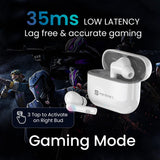 Balanced Bass Harmonics Twins S6 TWS Earbuds with 50Hrs Playtime