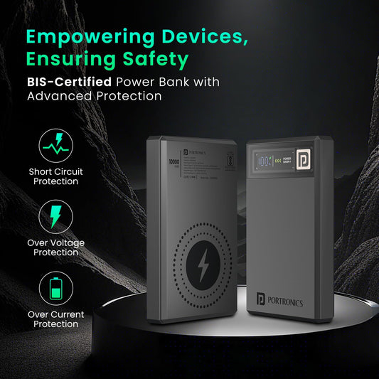 Personalized Luxcell MagClick 10000 mAh 15W Magnetic Wireless Fast Charging